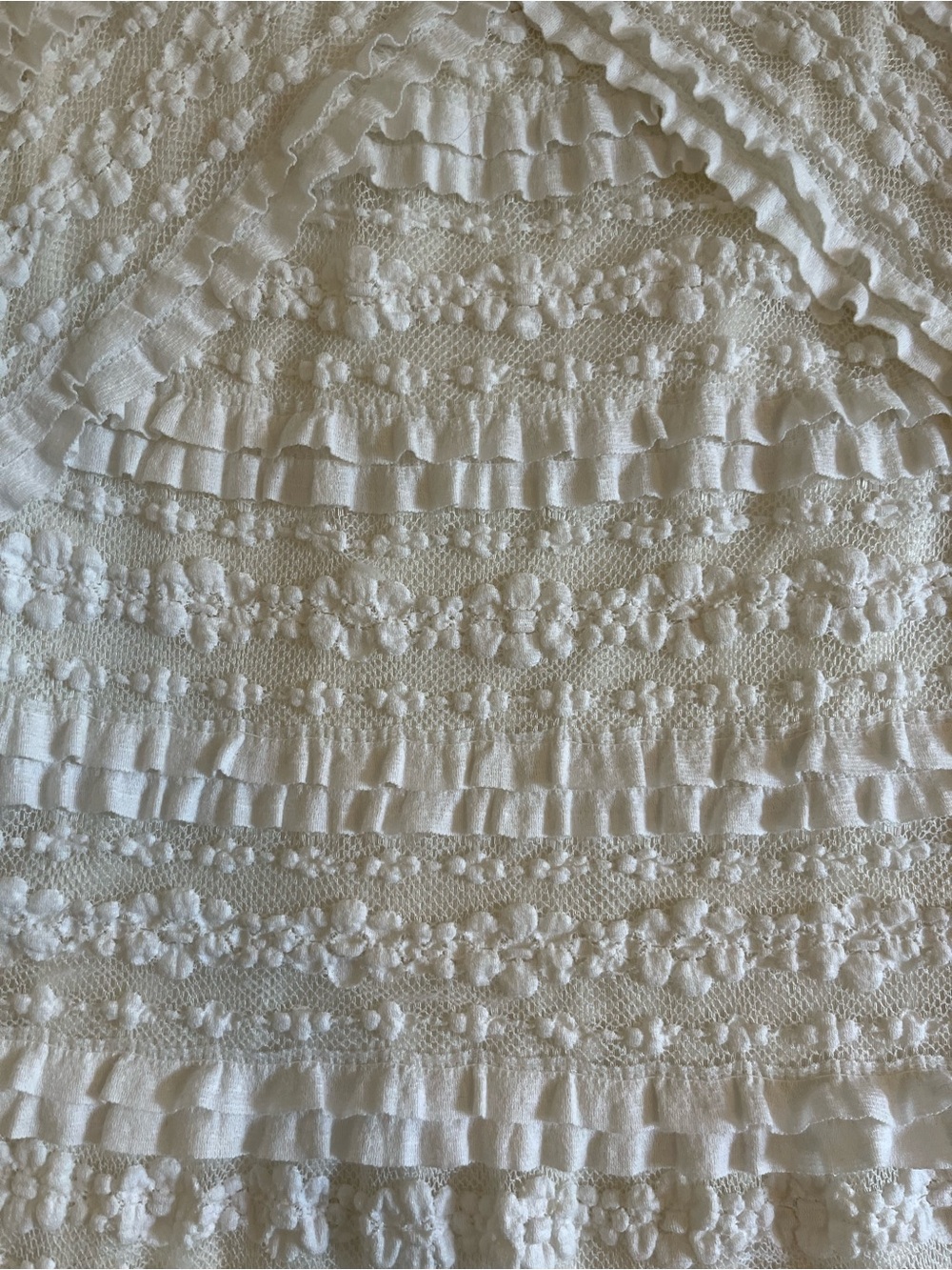 Y2k Max Studio white floral lace dress - Picture 2 of 7